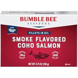 3.75-Oz Bumble Bee Smoke Flavored Red Coho Salmon Fillets in Oil