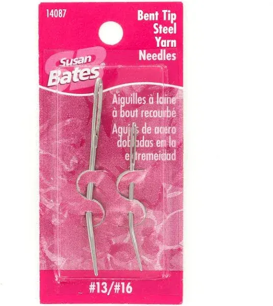 Susan Bates Bent Tip Steel Yarn Needles