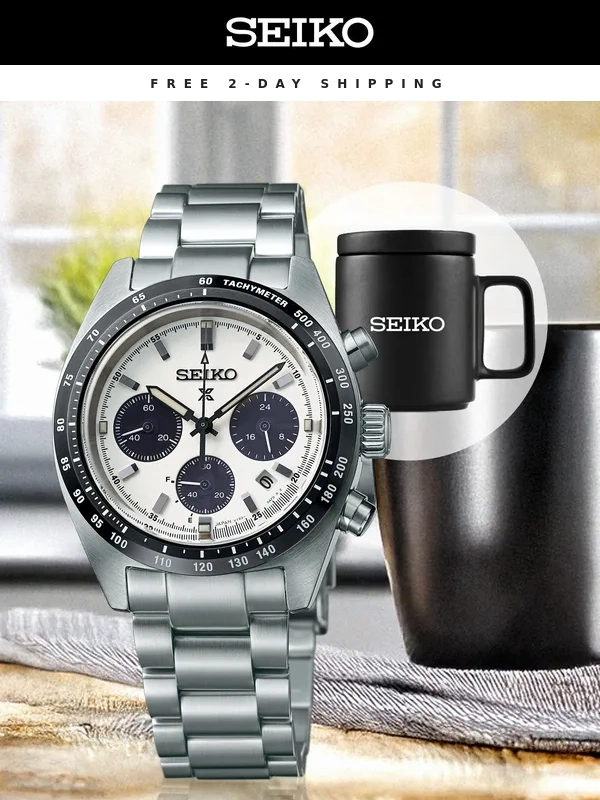Seiko Watch - Free Gift with Purchase!