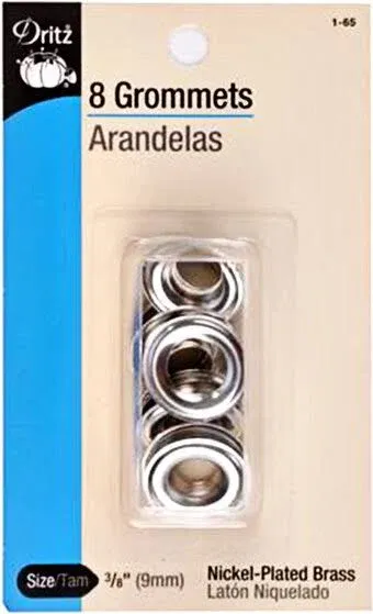 Dritz Grommets 3/8" 8/Pkg-Nickel