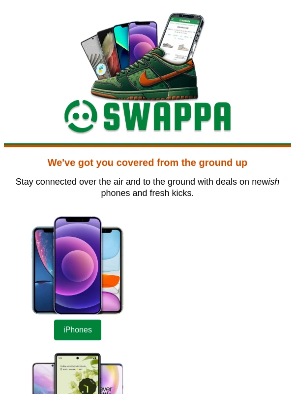 Swappa - Great Deals: Gently Used Phones & Fresh New Sneakers