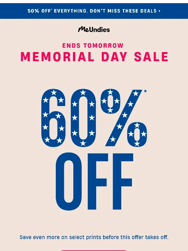 MeUndies - ? Flash Sale Is Ending Soon ?