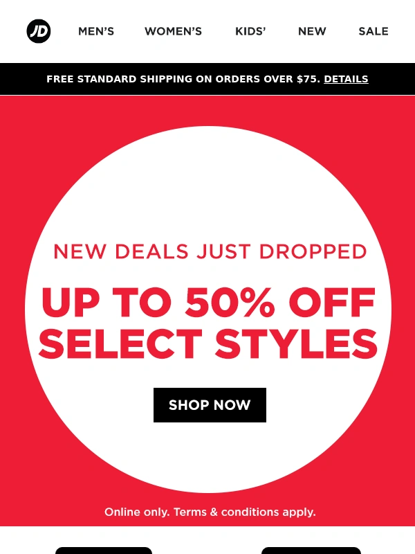 JD Sports - ‼️Last Chance for Up to 50% Off ‼️