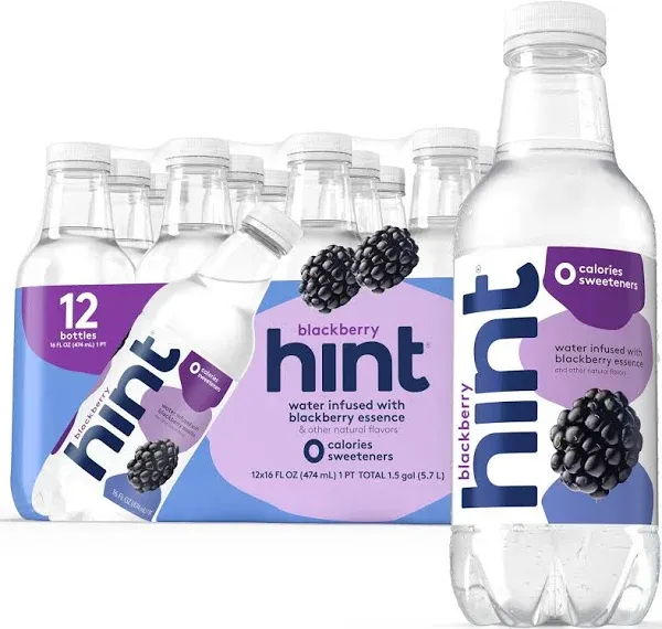12-Pack 16-Oz Hint Flavored Water (Various) from $10.15 w/ S&S + Free Shipping w/ Prime or on $35+