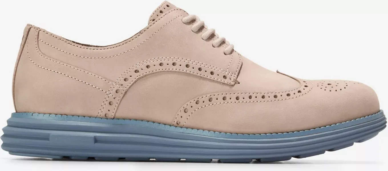 Cole Haan Men's Øriginal Grand Remastered Wingtip Oxford Shoes - Grey Size 8 - Size: 8