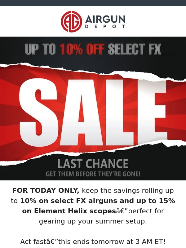 Airgun Depot - These Deals Are Still On ?