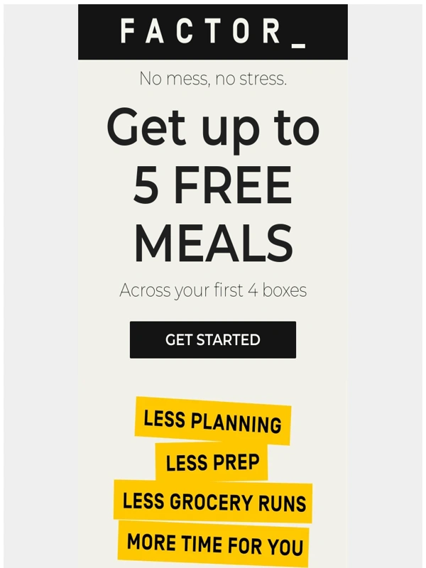 Factor Meals - What’s on the menu? Stress-free meals