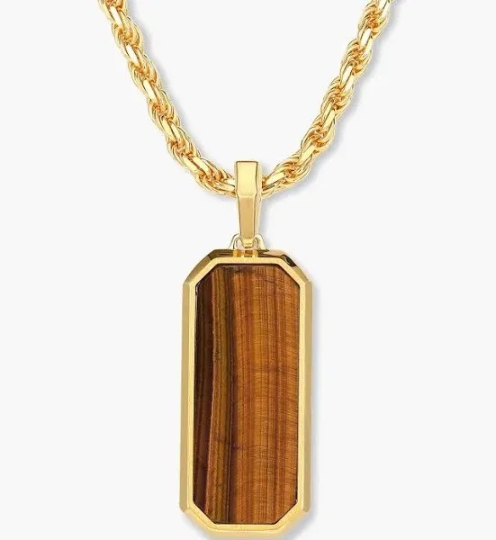 JAXXON Tiger's Eye Beverly Pendant Chain