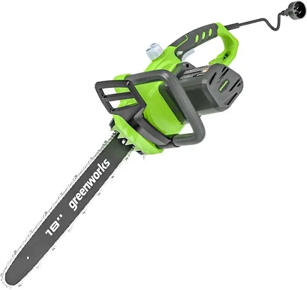 Greenworks 20332 18-in Corded Electric 14.5 Amp Chainsaw