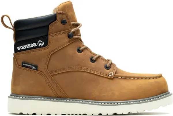 Wolverine Men's Trade Wedge Moc-Toe Steel-Toe Work Boots