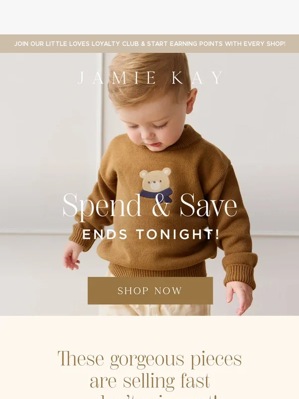 Kays - Last chance: up to 30% off ends tonight! ?