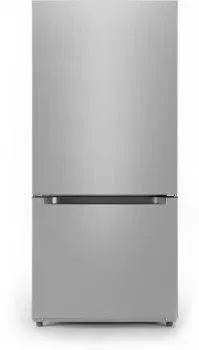 Midea 30 in. 18.7 Cu. Ft. Stainless Steel Bottom Freezer Refrigerator