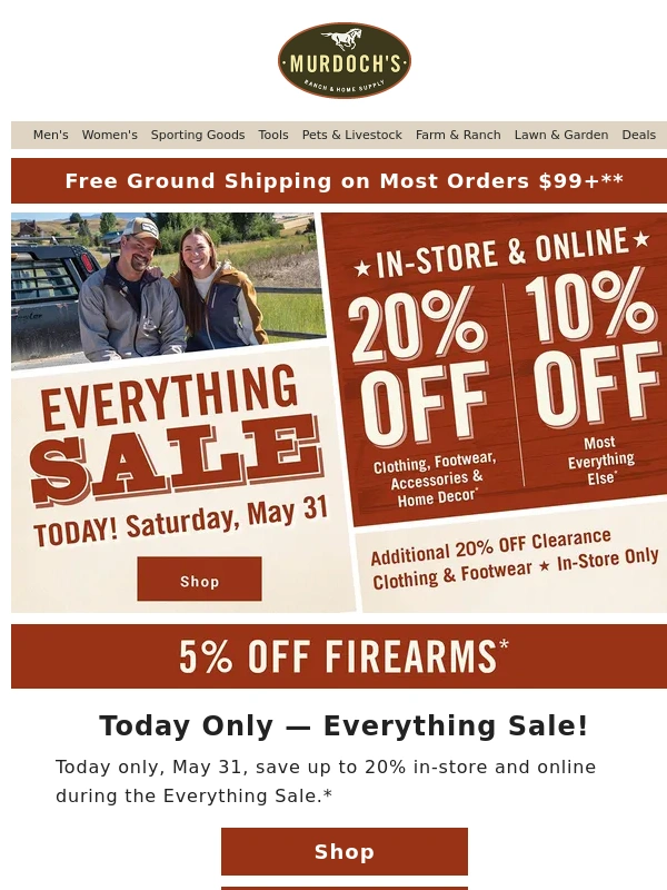 Murdochs - It’s Here: The Everything Sale Is Today