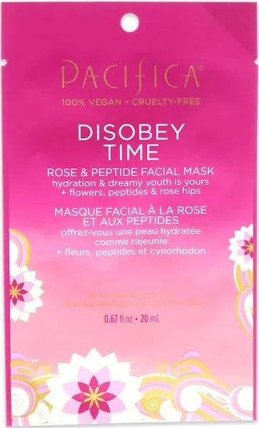 Pacifica Disobey Time Rose & Peptide Facial Mask
