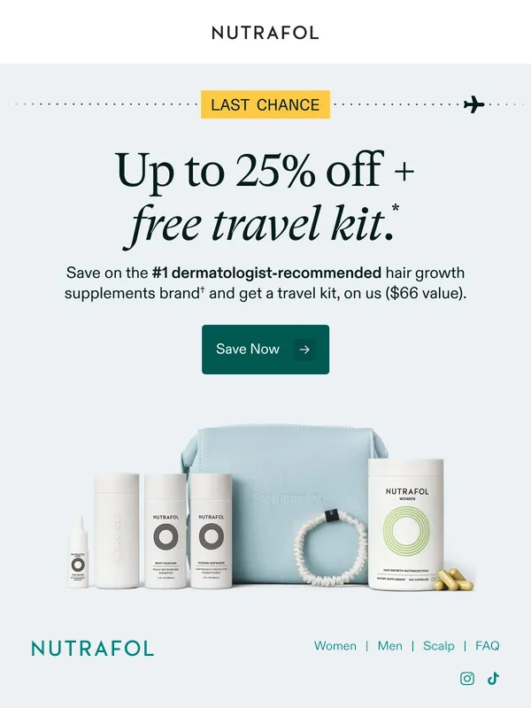 Nutrafol - ⏰ Ends Today: Save up to 25% on hair health