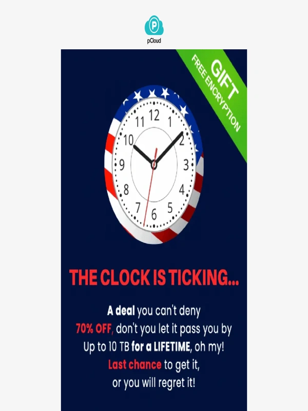pCloud - ?? Last Chance for Lifetime Plan with up to 70% OFF | Claim your GIFT ⏰