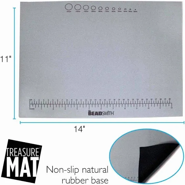 The Beadsmith Non-Slip Treasure Mat