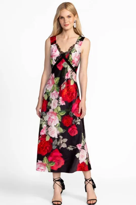 Joyelle Slip Midi Dress