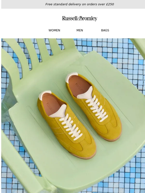 Russell & Bromley - Meet Our New Trainers