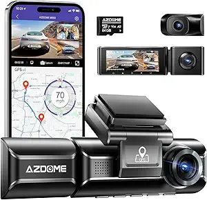 AZDOME M550 3 Channel (4K + 2x 2.5K) WiFi / GPS Dash Cam w/ 3.19" IPS Screen $78 + Free S/H