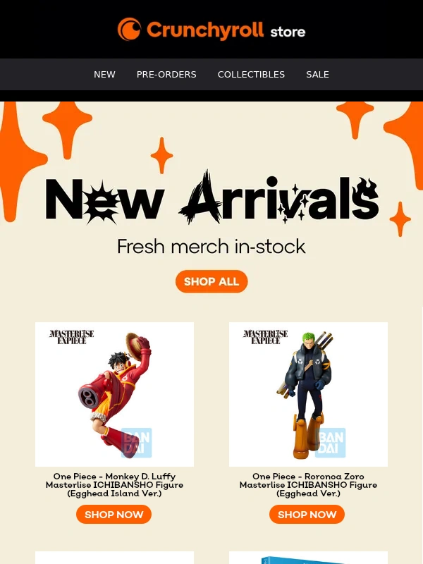 Crunchyroll Store - ?? Fresh off the Truck!
