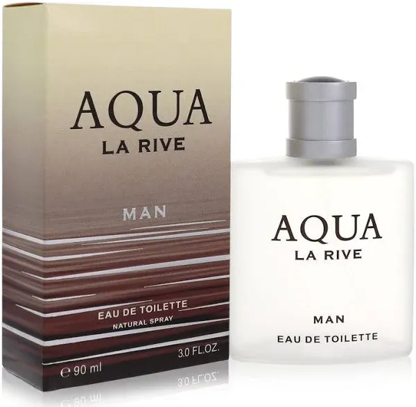 La Rive Aqua Eau De Toilette Spray by La Rive for Men 3 oz