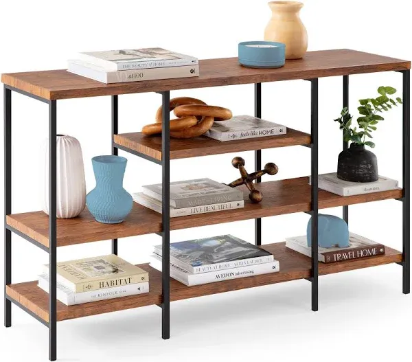 Best Choice Products 4-Tier Industrial Console Table