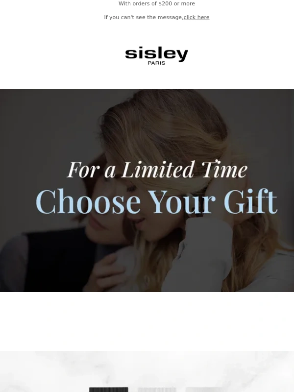 Sisley Paris - Last Day to Choose Your Gift ?