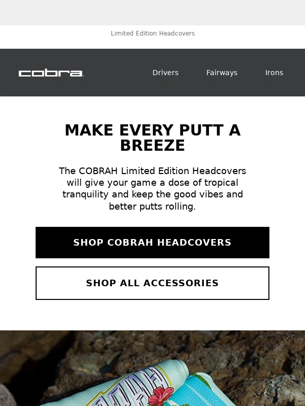 Cobra Golf - Good Vibes Only | COBRAH Headcovers