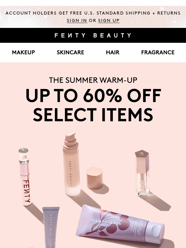 Fenty Beauty - Up to 60% off—hurry,these sales are hot ?