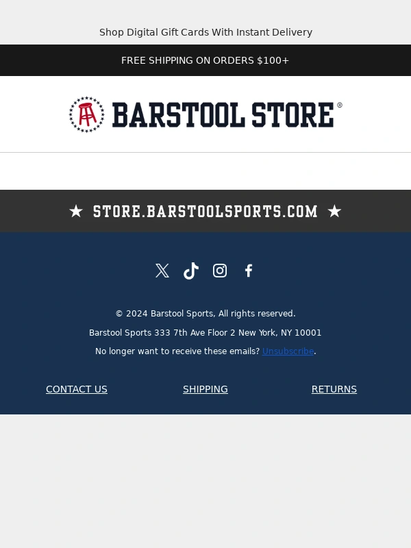 BARSTOOL STORE - It’s Not Too Late For The Perfect Gift