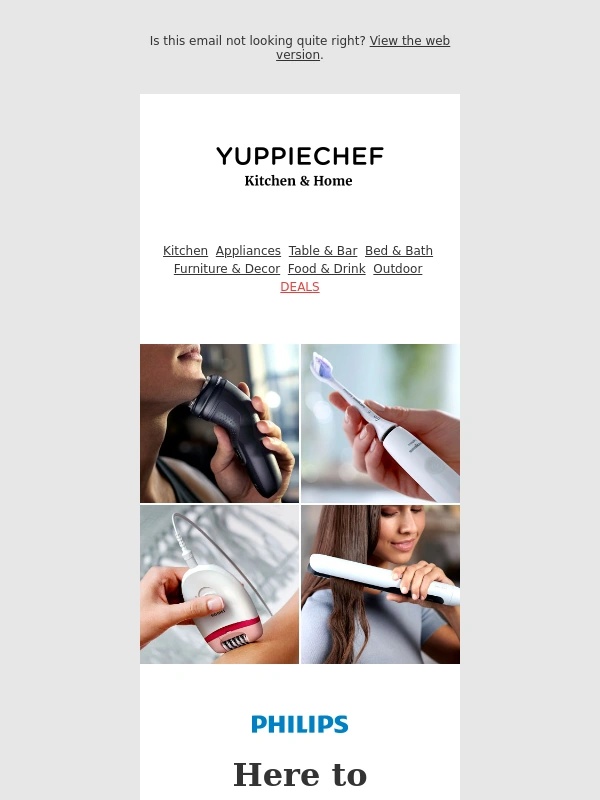 Yuppiechef - NEW & not to be missed: Philips personal care tools ?