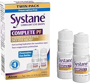 SYSTANE Complete PF Lubricant Eye Drops Twin Pack