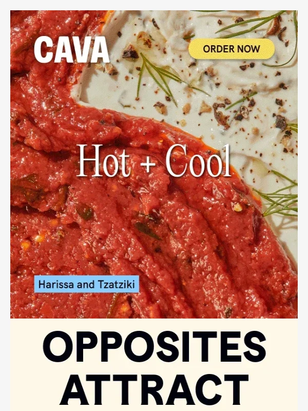 Cava - Chef tip coming in hot…