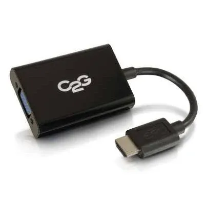 C2G 41351 HDMI Male to VGA Stereo Audio Female Adapter Converter