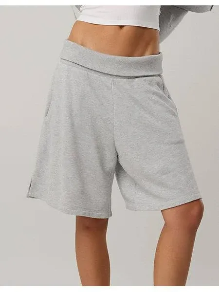 OFFLINE By Aerie Keep It 100 Terry Foldover Long Short