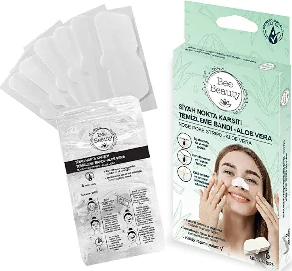 Bee Beauty Aloe Vera Blackhead Tape 6-Pack