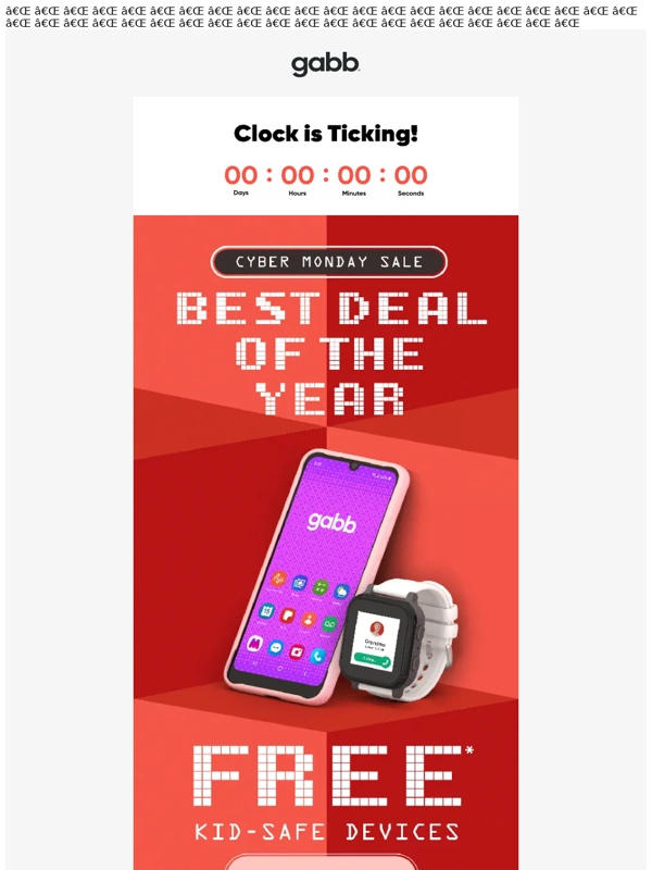 Gabb - Cyber Monday Final Hours – Don't Miss our Best Deal of the Year