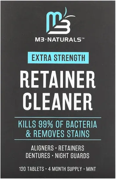 M3 Naturals Retainer Cleaner Tablets