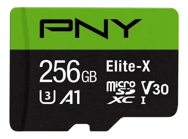 PNY Elite-X Class 10 U3 V30 microSDXC Flash Memory Card
