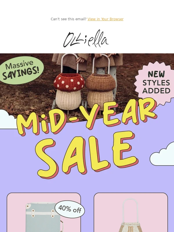 Olli Ella - New Styles Added ? Mid-Year Sale
