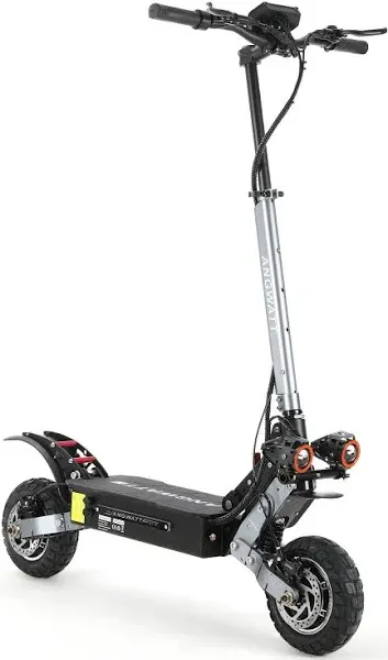 [EU DIRECT] ANGWATT C1 2.0 Electric Scooter 52V 2400W (2*1200W) Dual Motor 10 inch Tubeless Tires 65-85Km Max Mileage 150KG MAX Load