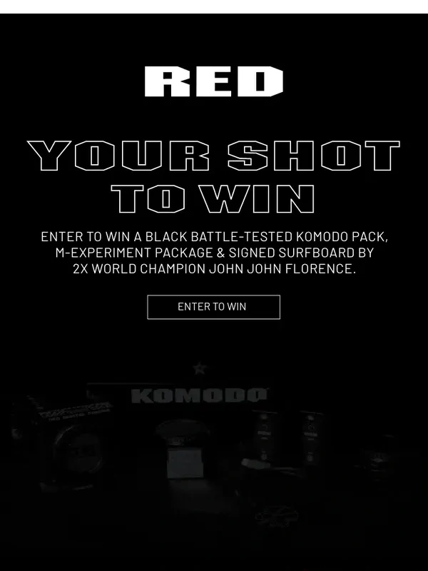 Red - M-Experiment x RED x John John Florence Giveaway