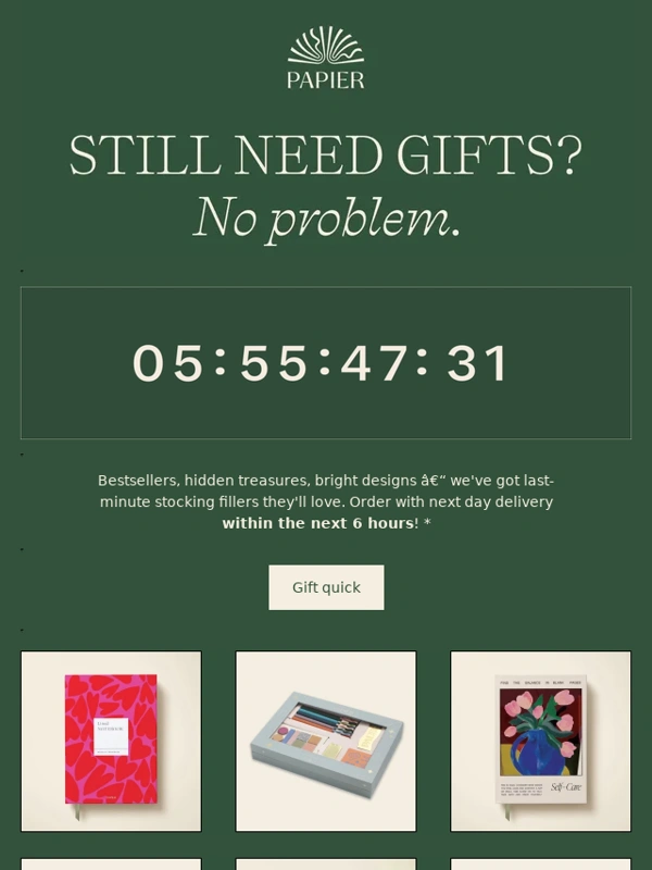 Papier - ?✨ 6 hours left for gifts ?✨