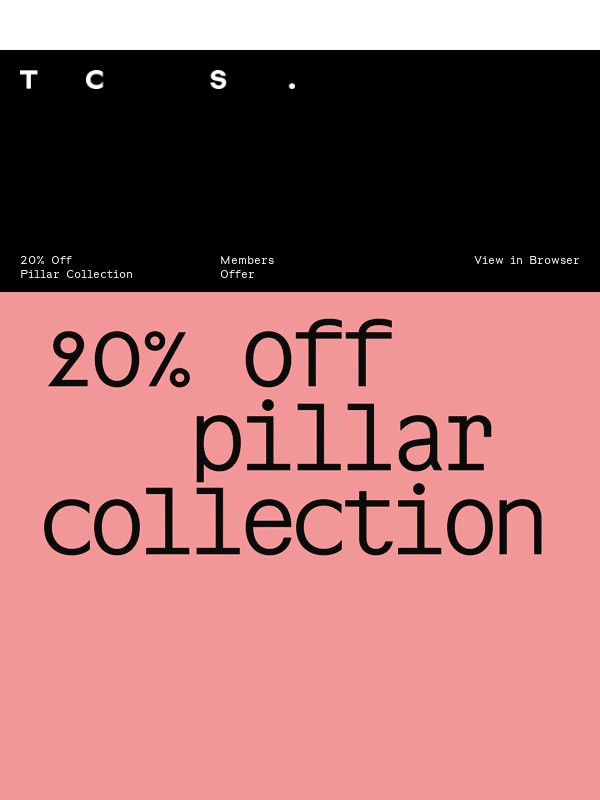 The Conran Shop - 20% Off Pillar Collection