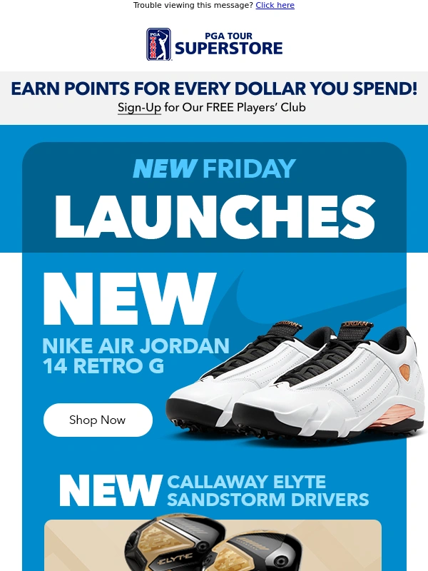 PGA TOUR Superstore - ? 2 New Drops You Don’t Want to Miss Today!