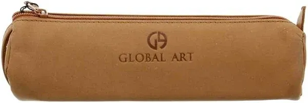 Global Art Classic Leather Pencil Case