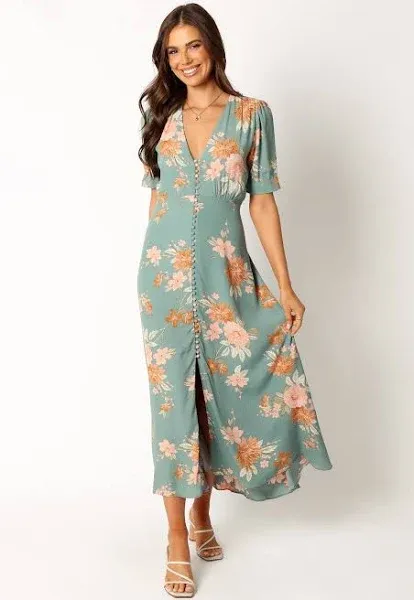 Petal & Pup Women's Frampton Floral Midi Dress