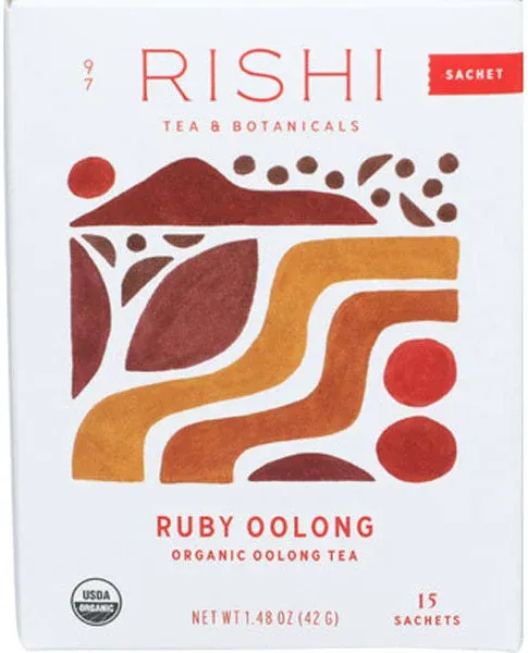 Rishi Ruby Oolong Organic Tea Sachets