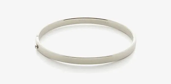 MONICA VINADER Women's Essential Sterling Silver Bangle Bracelet